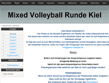 Tablet Screenshot of kieler-volleyball.de
